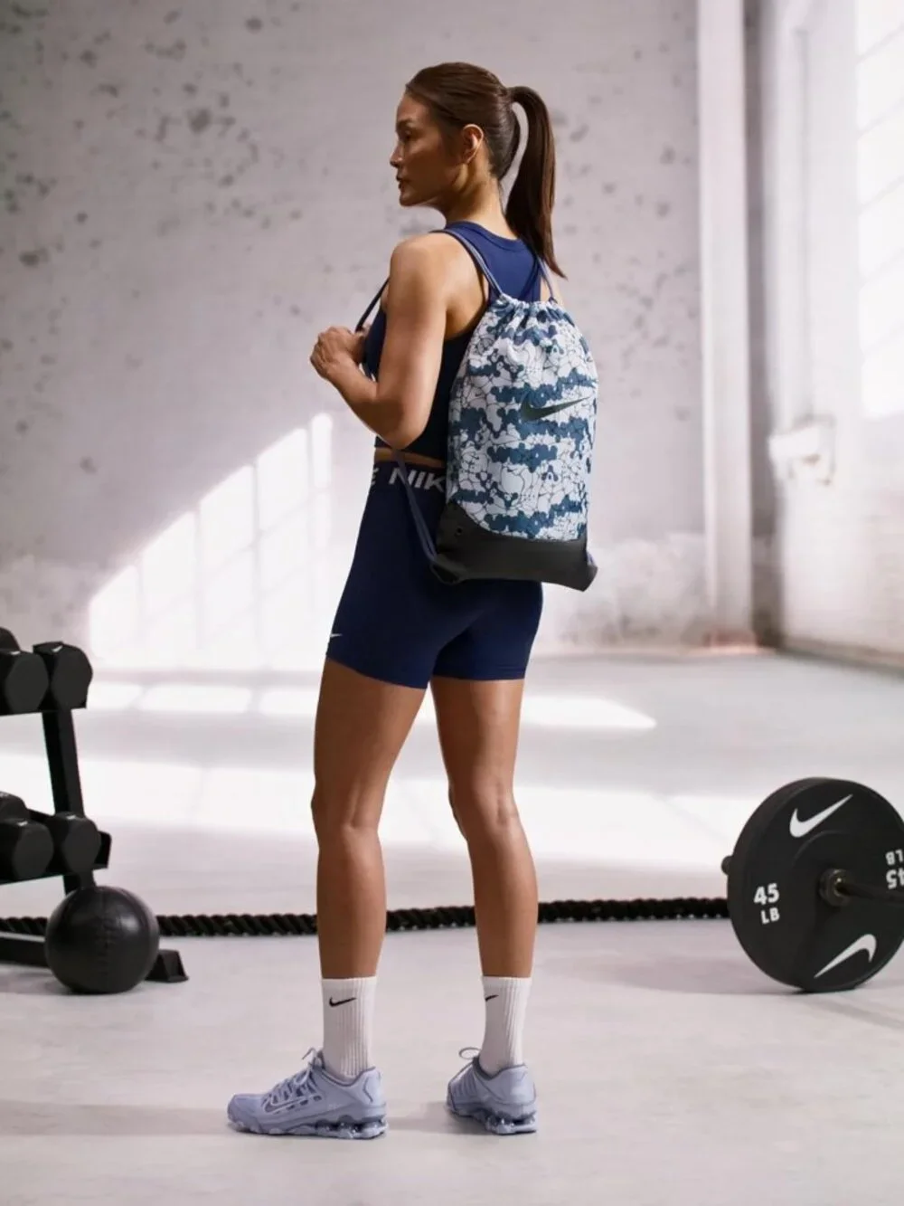 Versatile Drawstring Gym Bag Backpack 18L | Unisex Sports & Fitness Tote